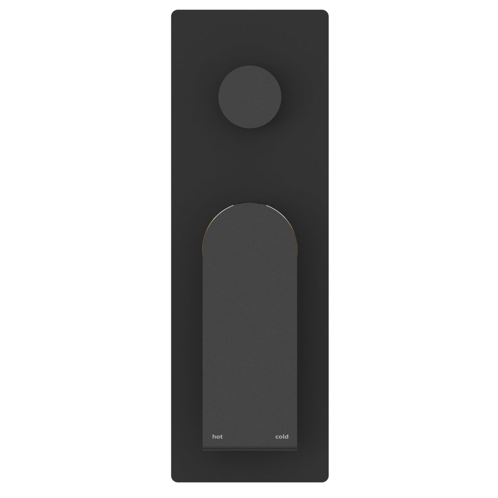 BIANCA SHOWER MIXER WITH DIVERTOR MATTE BLACK (NR321511AMB)