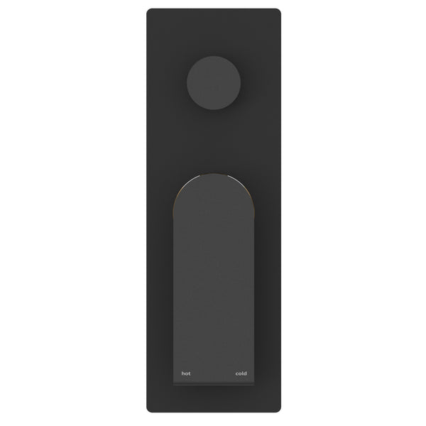BIANCA SHOWER MIXER WITH DIVERTOR MATTE BLACK (NR321511AMB)