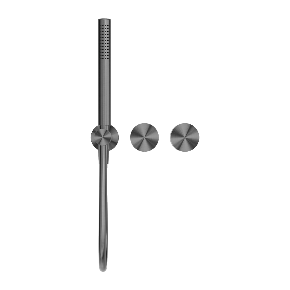 KARA PROGRESSIVE SHOWER SYSTEM SEPARATE PLATE GUN METAL (NR271903dGM)