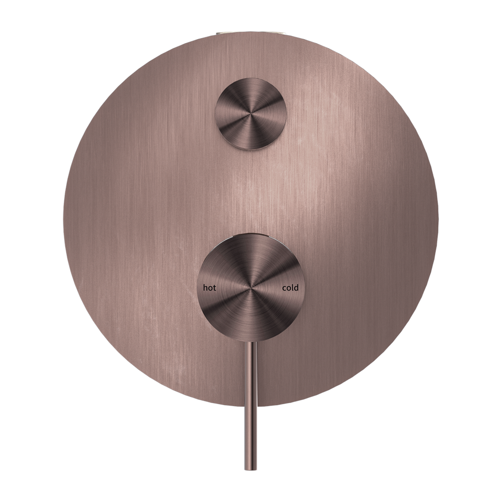 MECCA SHOWER MIXER WITH DIVERTOR BRUSHED BRONZE (NR221911ABZ)