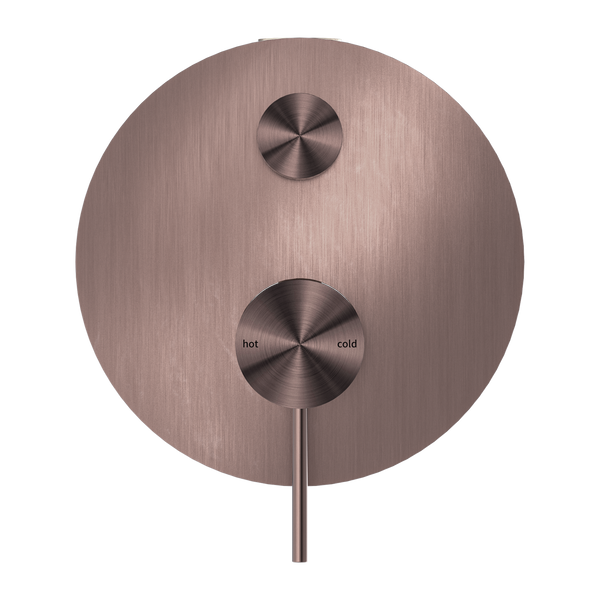 MECCA SHOWER MIXER WITH DIVERTOR BRUSHED BRONZE (NR221911ABZ)
