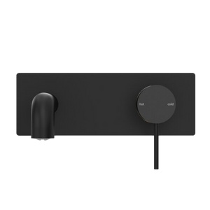 MECCA WALL BASIN/BATH MIXER 120/160/185/230/260MM MATTE BLACK