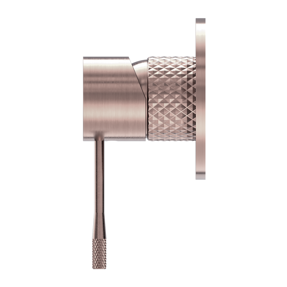 OPAL SHOWER MIXER 80MM PLATE BRUSHED BRONZE (NR251909BZ)