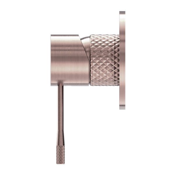 OPAL SHOWER MIXER 80MM PLATE BRUSHED BRONZE (NR251909BZ)