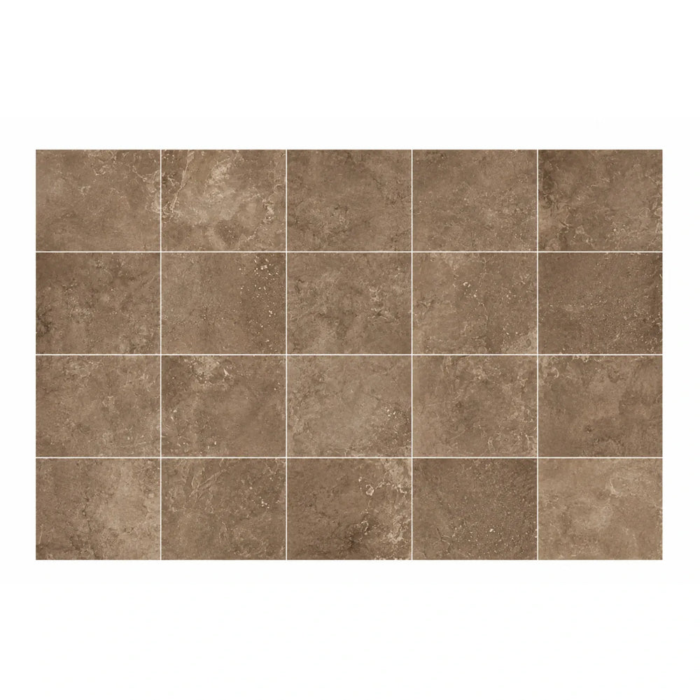 Darth Industries Tile Bari Noce Versa Touch P4 Travertine Look Tile 600x600mm
