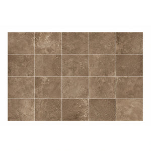Darth Industries Tile Bari Noce Versa Touch P4 Travertine Look Tile 600x600mm