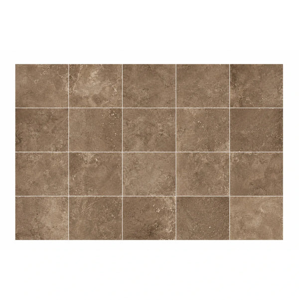 Darth Industries Tile Bari Noce Versa Touch P4 Travertine Look Tile 600x600mm