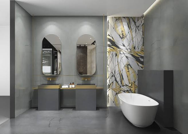 GNS Tile 36BLSSVH CR363217R BLUESTONE SILVER HONED 300X600MM