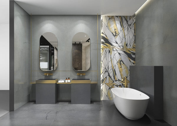GNS Tile 36BLSSVM CR363217 BLUESTONE SILVER MATT 300X600MM