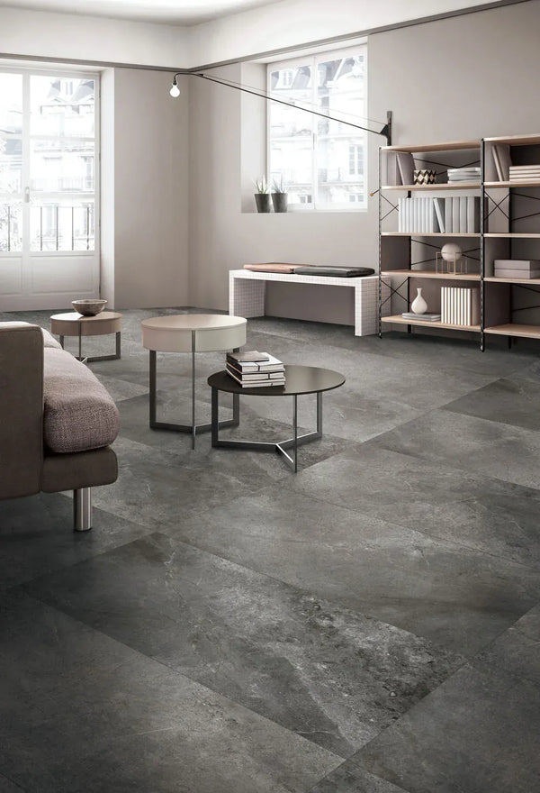 GNS Tile 36CHICHH CH6304SH CHISWICK CHARCOAL HONED 300X600MM