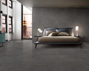 GNS Tile 36CREBKM C36179 CRETE NERO BLACK MATT P4 300X600mm