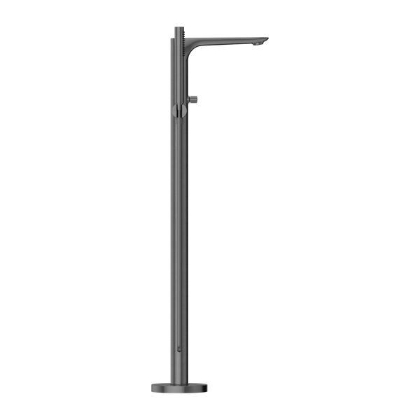 BIANCA FREESTANDING BATH MIXER WITH HAND SHOWER GUN METAL (NR321503aGM)