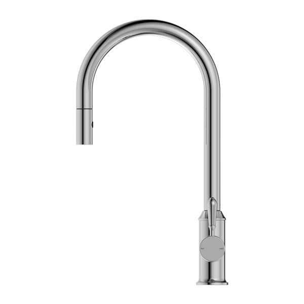 YORK PULL OUT SINK MIXER WITH VEGIE SPRAY FUNCTION WITH METAL LEVER CHROME (NR69210802CH)