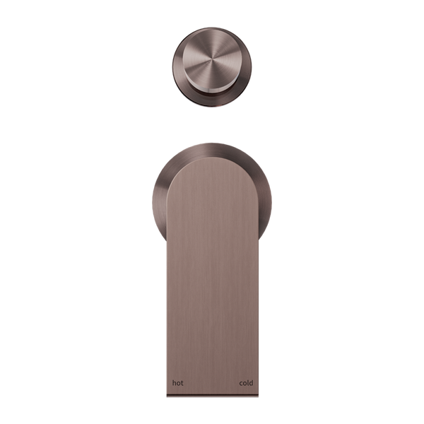 Bianca Shower Mixer With Divertor Separate Back Plate Brushed Bronze (NR321511GBZ)