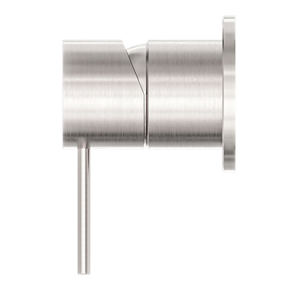 MECCA SHOWER MIXER 60MM PLATE BRUSHED NICKEL (NR221911HBN)