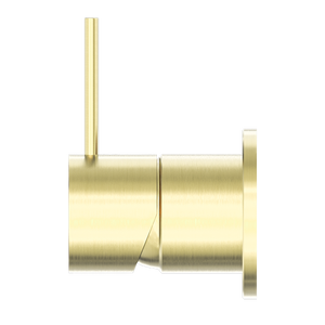 MECCA SHOWER MIXER 60MM HANDLE UP PLATE BRUSHED GOLD (NR221911JBG)