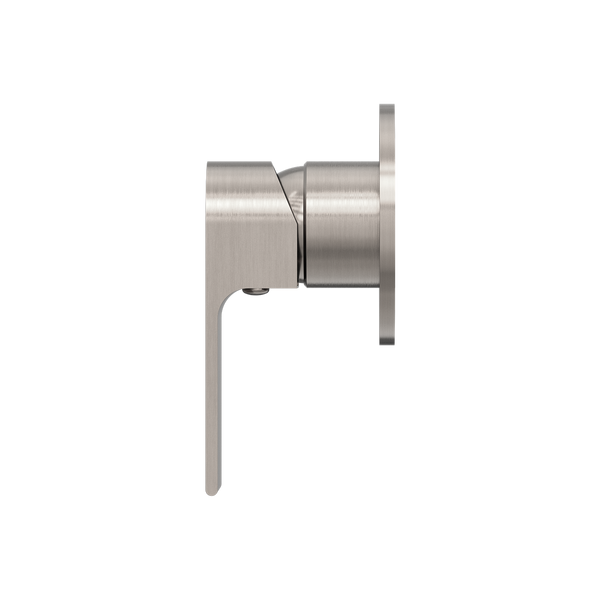BIANCA SHOWER MIXER 80MM PLATE BRUSHED NICKEL (NR321511DBN)