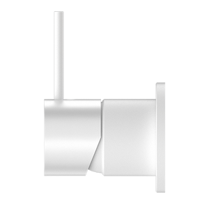 MECCA SHOWER MIXER 60MM HANDLE UP PLATE MATTE WHITE (NR221911JMW)