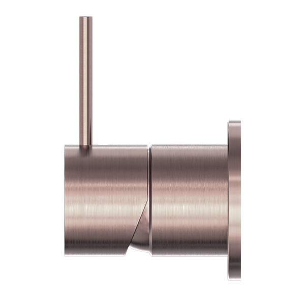 MECCA SHOWER MIXER 60MM HANDLE UP PLATE BRUSHED BRONZE (NR221911JBZ)