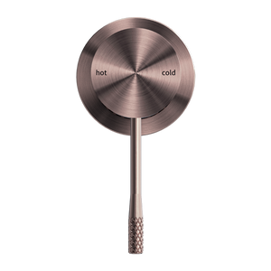 OPAL SHOWER MIXER 60MM PLATE BRUSHED BRONZE (NR251909HBZ)