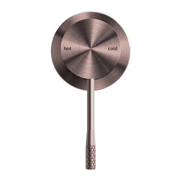 OPAL SHOWER MIXER 60MM PLATE BRUSHED BRONZE (NR251909HBZ)