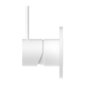 MECCA SHOWER MIXER HANDLE UP 80MM PLATE MATTE WHITE (NR221911BMW)