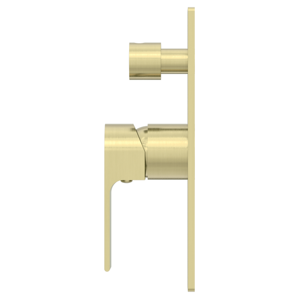 BIANCA SHOWER MIXER WITH DIVERTOR BRUSHED GOLD (NR321511ABG)