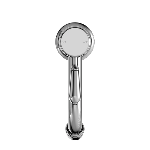 YORK STRAIGHT BASIN MIXER WITH METAL LEVER CHROME (NR692101b02CH)