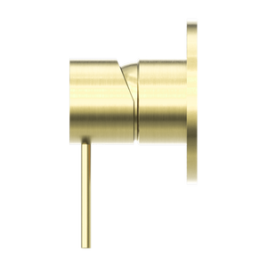 MECCA SHOWER MIXER 80MM PLATE BRUSHED GOLD (NR221911BG)