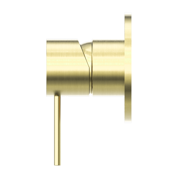 MECCA SHOWER MIXER 80MM PLATE BRUSHED GOLD (NR221911BG)