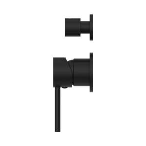 DOLCE SHOWER MIXER WITH DIVERTOR SEPARATE BACK PLATE MATTE BLACK (NR250811EMB)