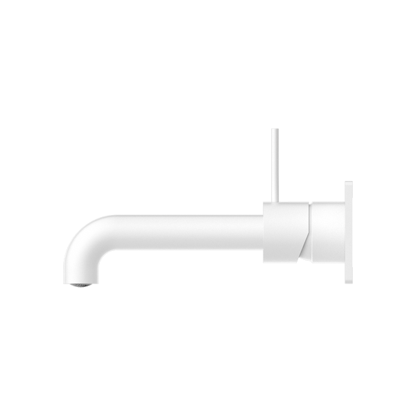 MECCA WALL BASIN/BATH MIXER HANDLE UP 120/160/185/230/260MM MATTE WHITE