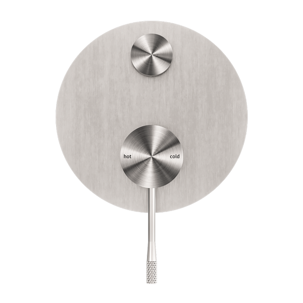 OPAL SHOWER MIXER WITH DIVERTOR BRUSHED NICKEL (NR251909aBN)