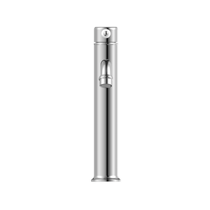 YORK STRAIGHT TALL BASIN MIXER WITH WHITE PORCELAIN LEVER CHROME (NR692101a01CH)
