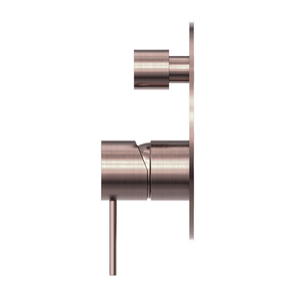 MECCA SHOWER MIXER WITH DIVERTOR BRUSHED BRONZE (NR221911ABZ)