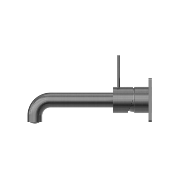 MECCA WALL BASIN/BATH MIXER HANDLE UP 120/160/185/230/260MM GUN METAL