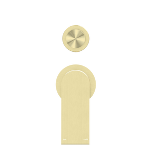 BIANCA SHOWER MIXER WITH DIVERTOR SEPARATE BACK PLATE BRUSHED GOLD (NR321511GBG)