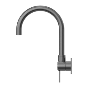 MECCA WALL BASIN/BATH MIXER SWIVEL SPOUT GUN METAL (NR221910QGM)