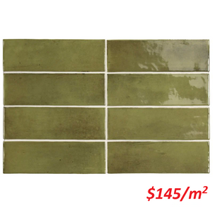 EQU0085 COCO VERDE GLOSS 50X150MM Made in Spain