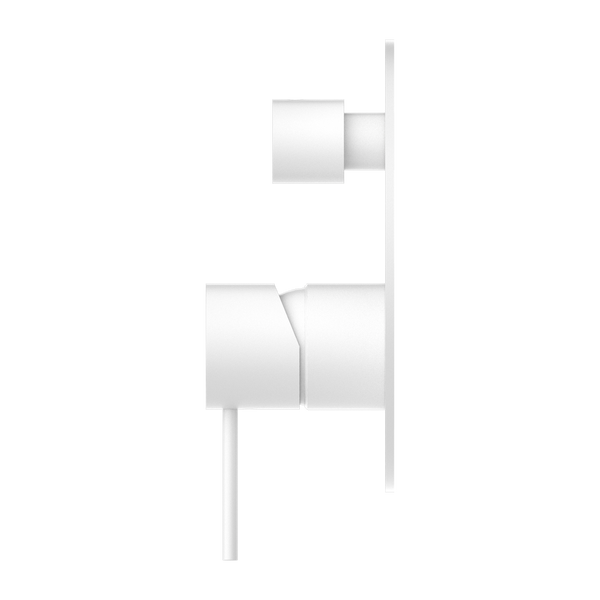 MECCA SHOWER MIXER WITH DIVERTOR MATTE WHITE (NR221911AMW)