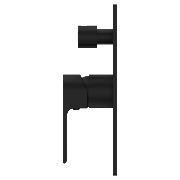 BIANCA SHOWER MIXER WITH DIVERTOR MATTE BLACK (NR321511AMB)