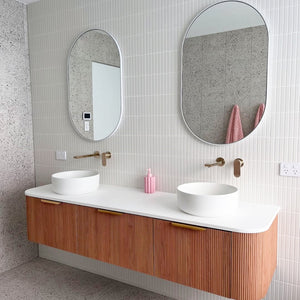 Ecco Wall Basin/Bath Mixer Separate Back Plate Brushed Gold (NR301310bBG)