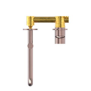 MECCA WALL BASIN/BATH MIXER SWIVEL SPOUT 225MM BRUSHED BRONZE (NR221910RBZ)