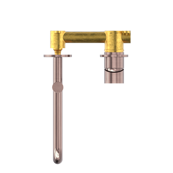 MECCA WALL BASIN/BATH MIXER SWIVEL SPOUT 225MM BRUSHED BRONZE (NR221910RBZ)