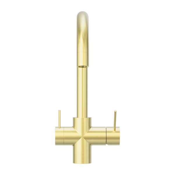Mecca 3 Way Filtered Mixer Tap Brushed Gold (NR221907eBG)
