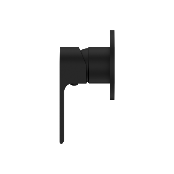 BIANCA SHOWER MIXER 80MM PLATE MATTE BLACK (NR321511DMB)