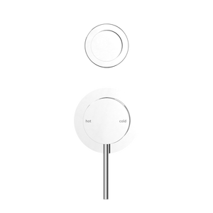 MECCA SHOWER MIXER WITH DIVERTOR SEPARATE BACK PLATE CHROME (NR221911SCH)