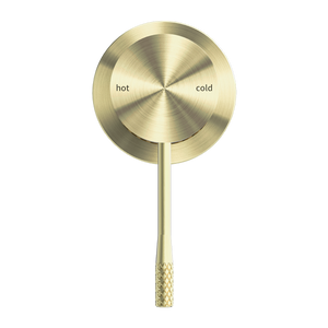 OPAL SHOWER MIXER 60MM PLATE BRUSHED GOLD (NR251909HBG)