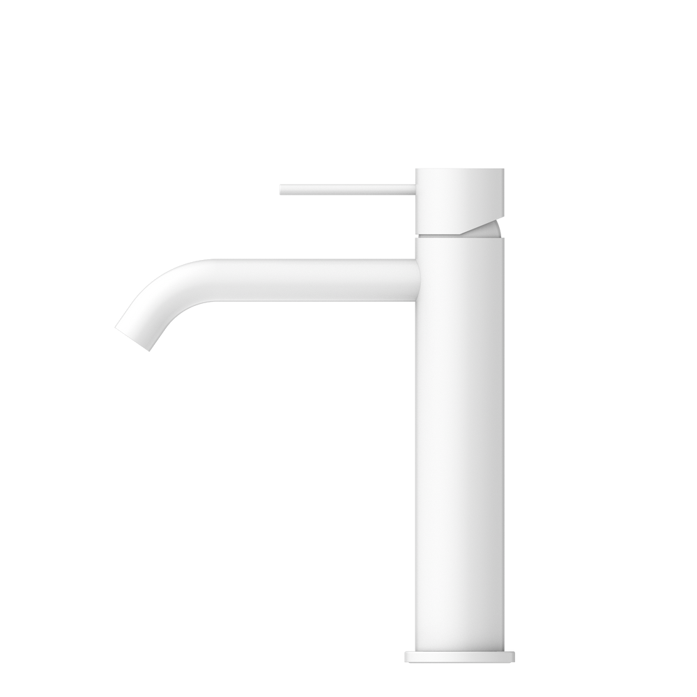 MECCA MID TALL BASIN MIXER MATTE WHITE (NR221901eMW)