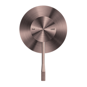 OPAL SHOWER MIXER 80MM PLATE BRUSHED BRONZE (NR251909BZ)